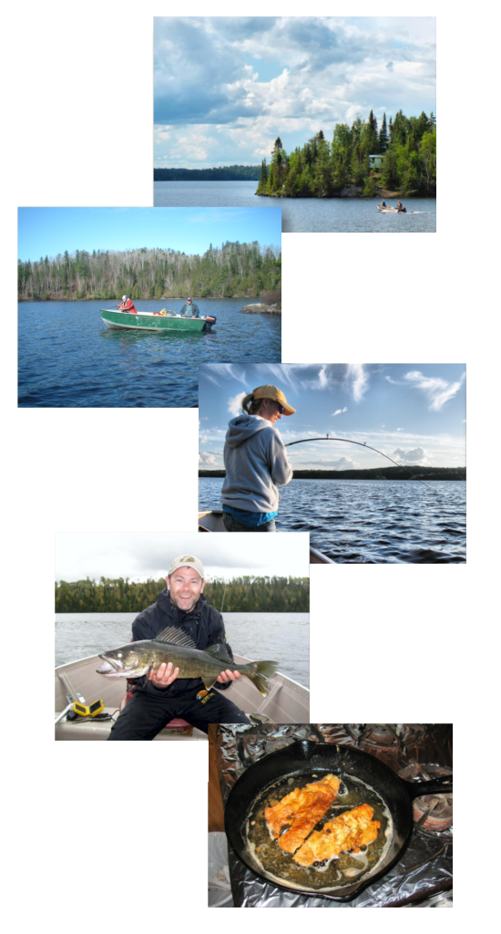 collage_fish-550×1024 a person standing in front of a television